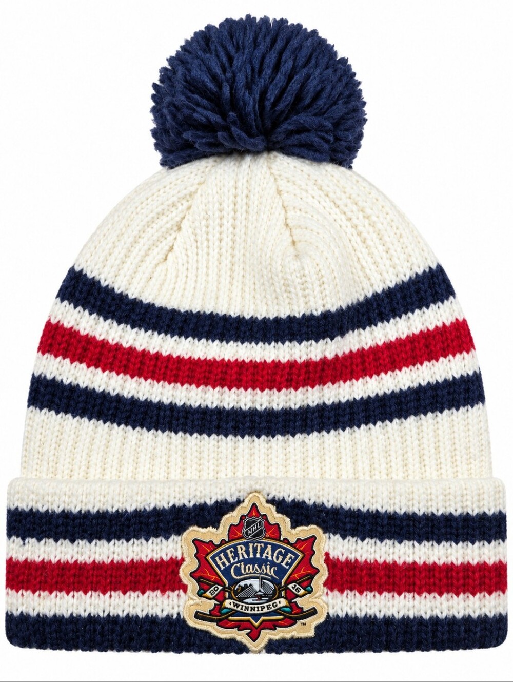 Reebok NHL Heritage Classic Winnipeg 2016 Pom Beanie One Size